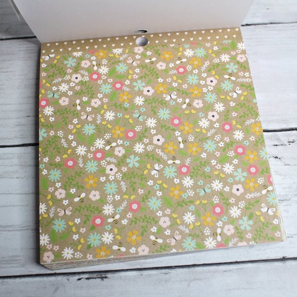 Pebbles Scrapbook Cardstock Paper Pad 6" x 6" Spring Fling 36 Sheets - Picture 14 of 14